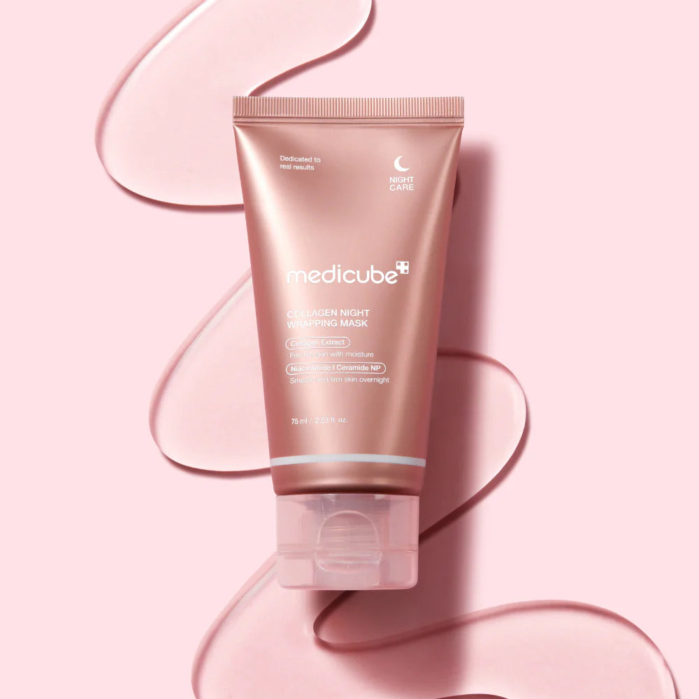 MEDICUBE COLLAGEN NIGHT WRAPPING MASK  قناع جل ليلي بالكولاجين من ميدكيوب