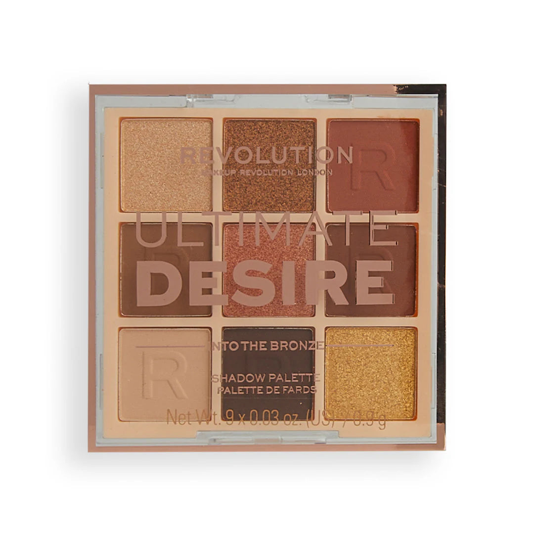 REVOLUTION Ultimate Desire Shadow Palette Into The Bronzer علبة ظلال العيون من ريفليوشن