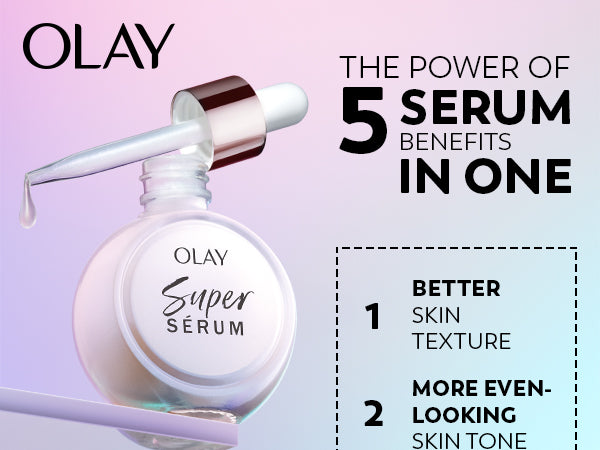 Olay Super Serum Night Repair Fragrance Free سيروم أولاي الليلي الفائق لإصلاح البشرة – خالٍ من العطور
