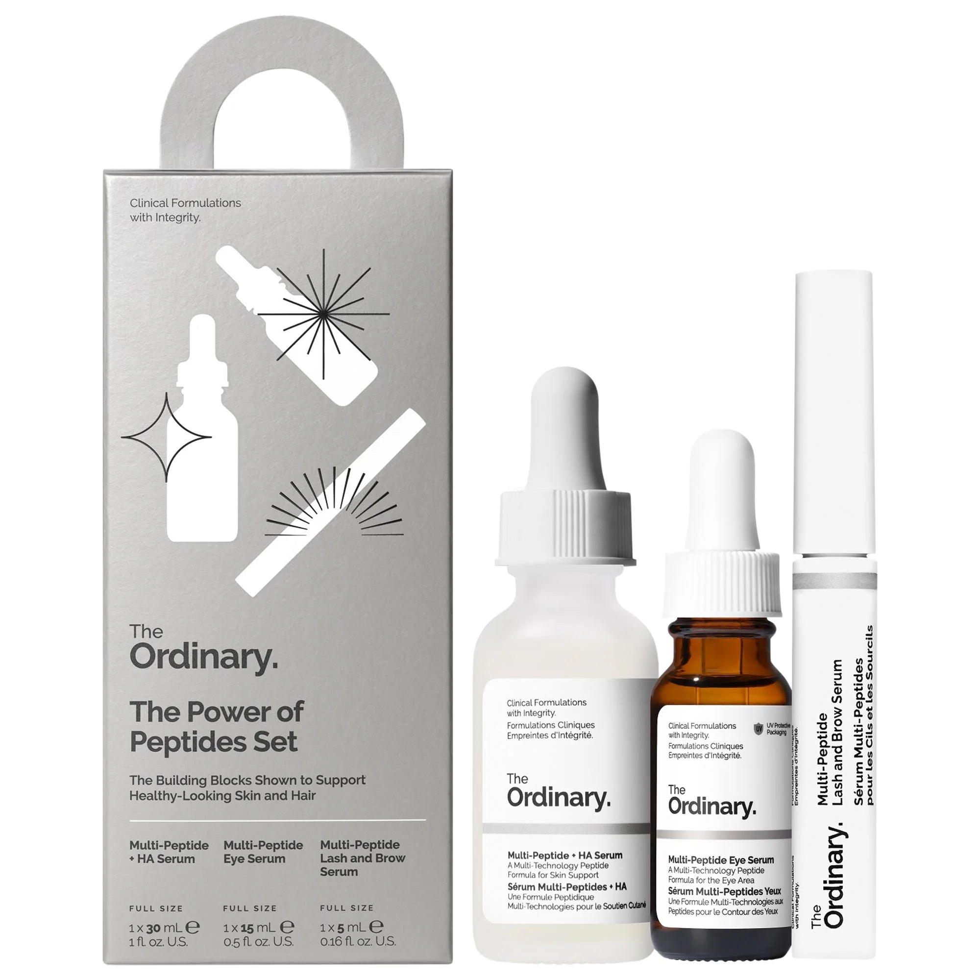 THE ORDINARY The Power Of Peptides Set مجموعة العناية بالبشرة بالببتيدات من ذا اورديناري