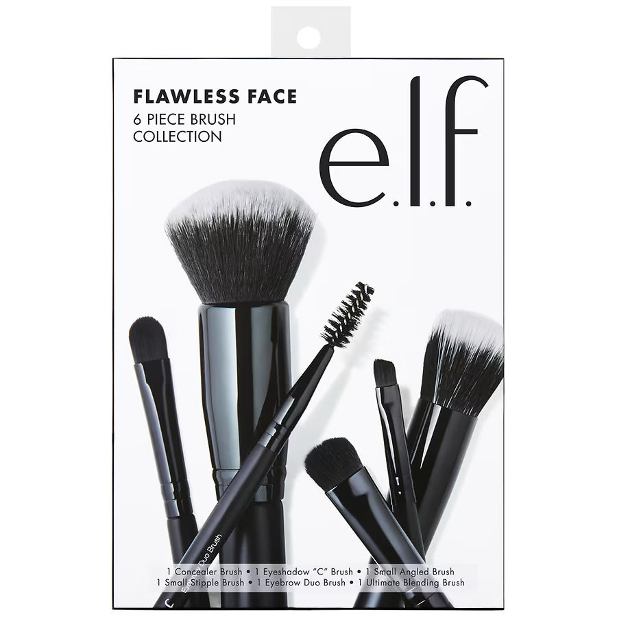 ELF Flawless Face 6 Piece Brush Collection مجموعة فرش المكياج من ايلف