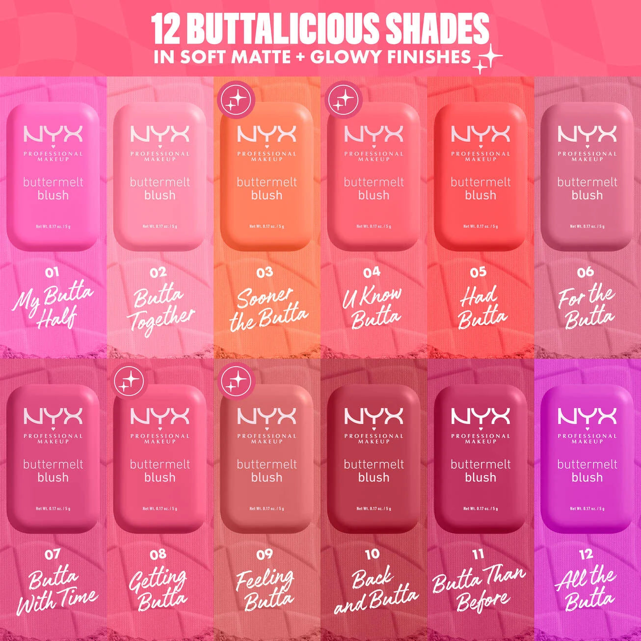 NYX Professional Makeup Buttermelt Blush احمر الخدود من نيكس