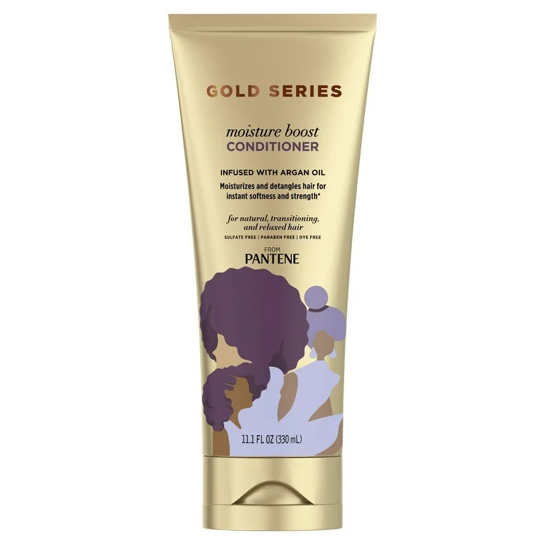 Pantene Gold Series Moisture Boost Conditioner Infused With Argan Oil  بلسم بانتين جولد سيريز لتعزيز الترطيب
