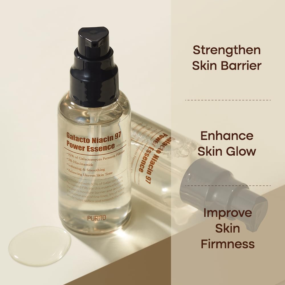PURITO Galacto Niacin 97 Power Essence اسنس النياسينمايد و الكلاكتومايس من بيوريتو