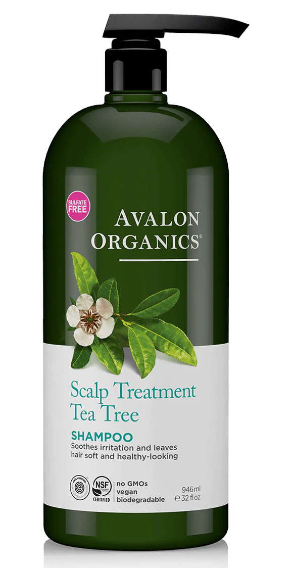 AVALON ORGANICS tea tree mint shampoo شامبو الشعر بخلاصة شجرة الشاي