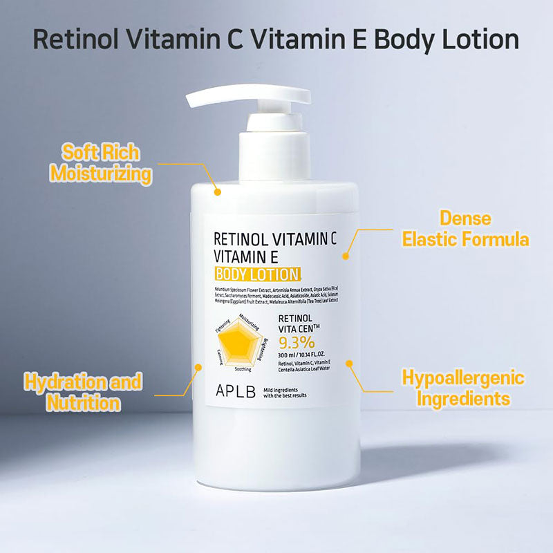 APLB Retinol Vitamin C Vitamin E Body Lotion