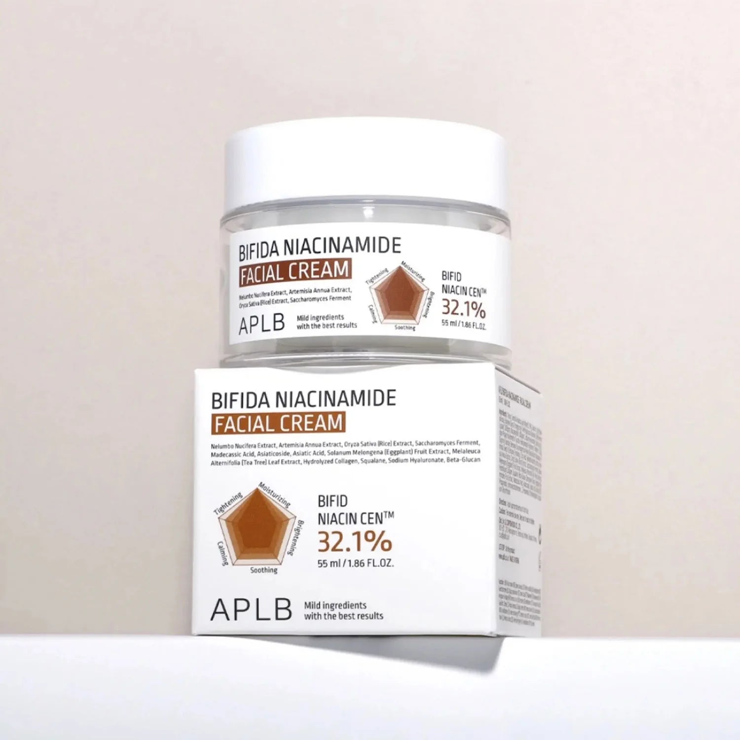 APLB bifida niacinamide facial cream 32.1% كريم البشرة البفيدا نياسينمايد