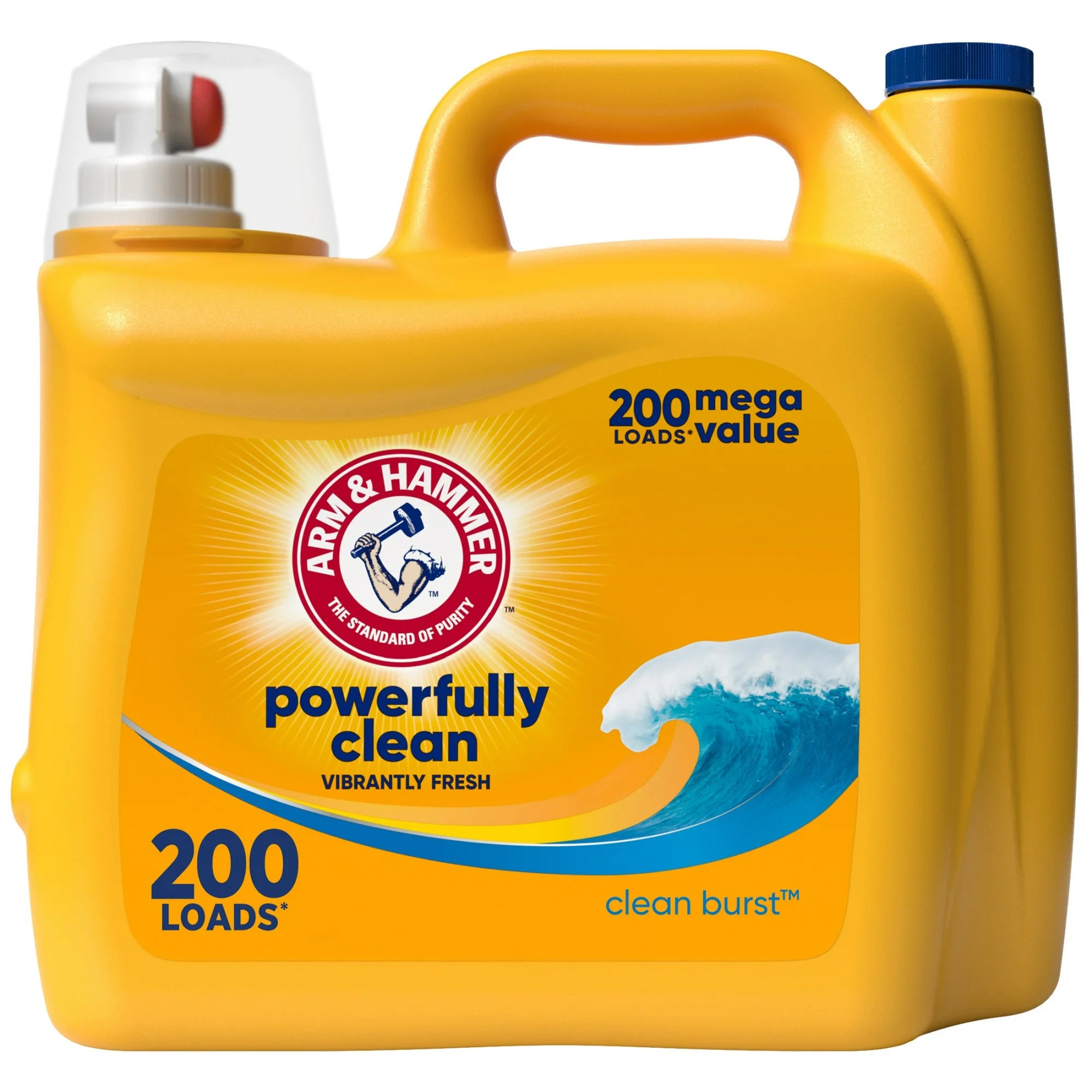 ARM & HAMMER Powerfully Clean Burst Liquid Laundry Detergent منظف الغسيل السائل برائحة الانتعاش النقي من ارم اند هامر