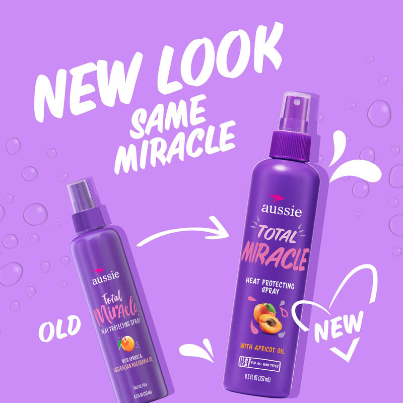 AUSSIE Total Miracle Heat Protecting Spray سبريه الشعر للحماية من الحرارة من اوسي