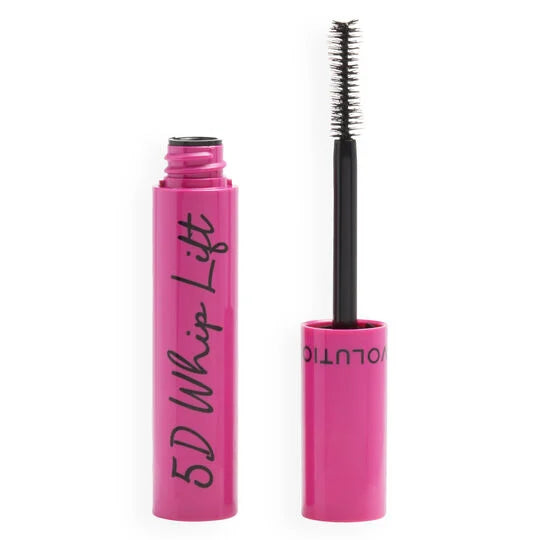 REVOLUTION 5D Whip Lift Effect Maximum Hold Mascara Ultra Black ماسكارا رفع الرموش خماسية الابعاد من ريفليوشن