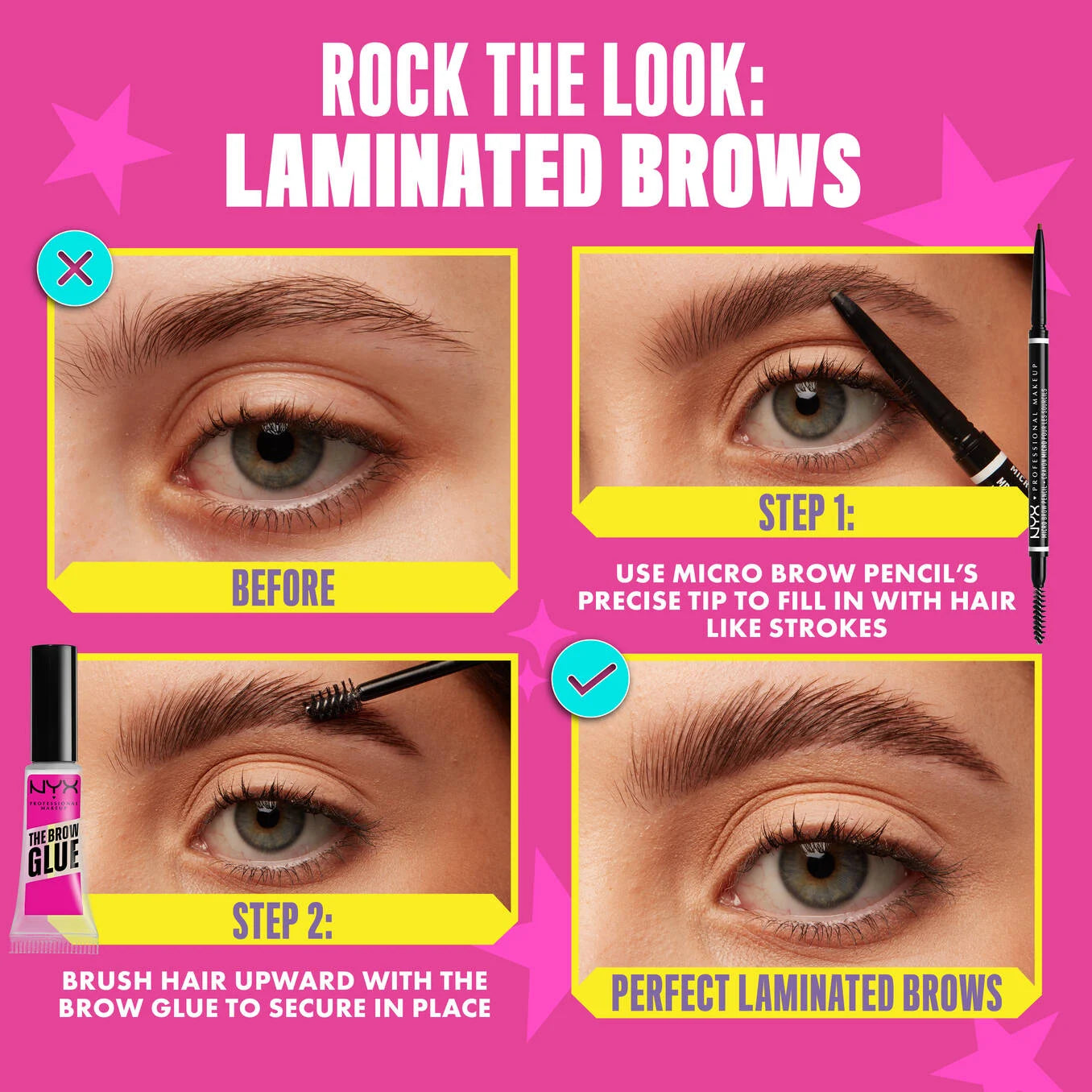 NYX Micro Brow Pencil Break Resistant Smudge Resistant قلم الحواجب من نيكس