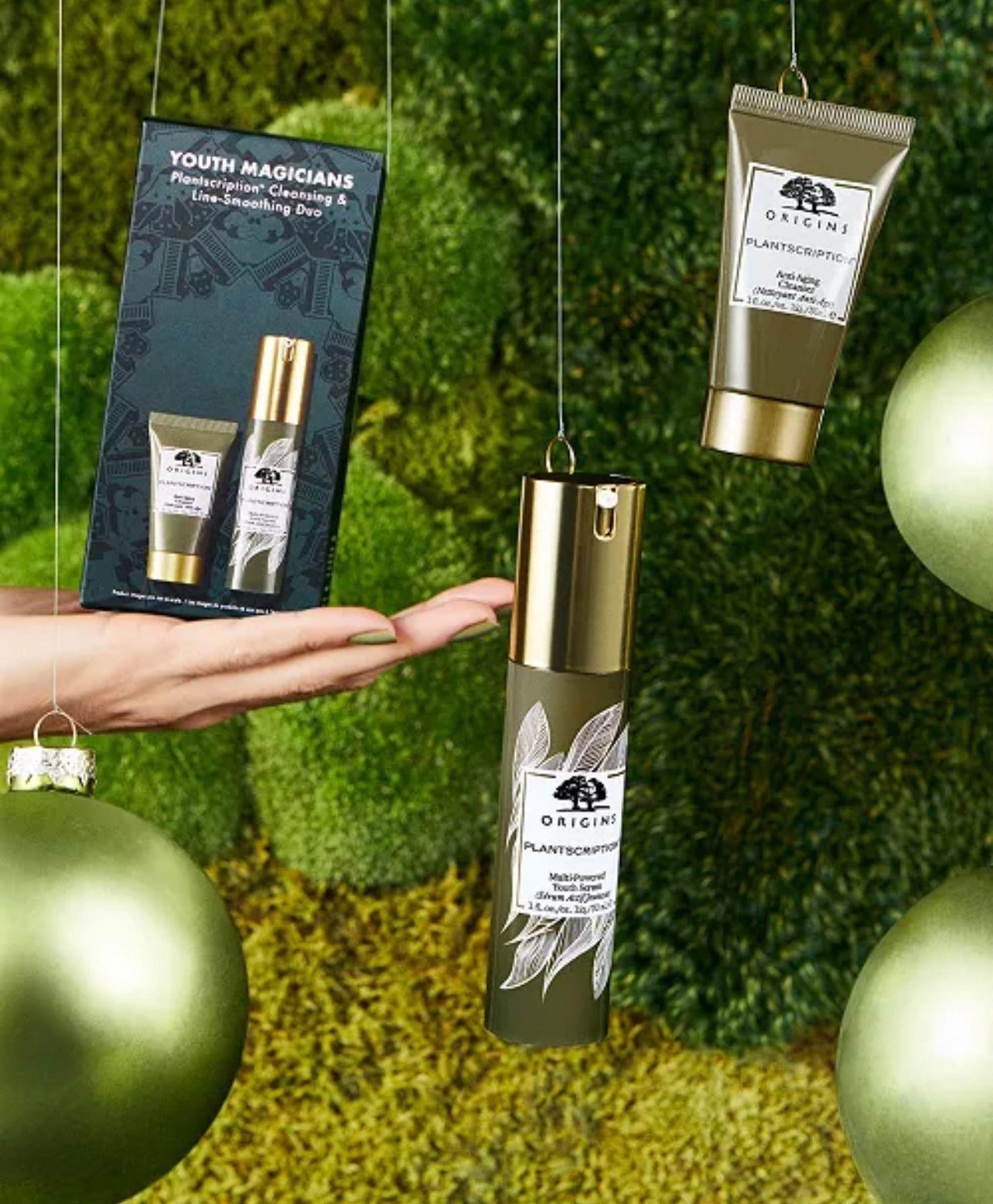 ORIGINS Youth Magicians Plantscription Cleansing & Line Smoothing Duo بكج ثنائي العناية بالبشرة من اورجنز