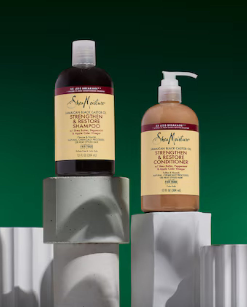 SHEA MOISTURE Jamaican Black Castor Oil Strengthen & Restore Conditioner بلسم زيت الخروع الجامايكي الأسود من شيا مويستر