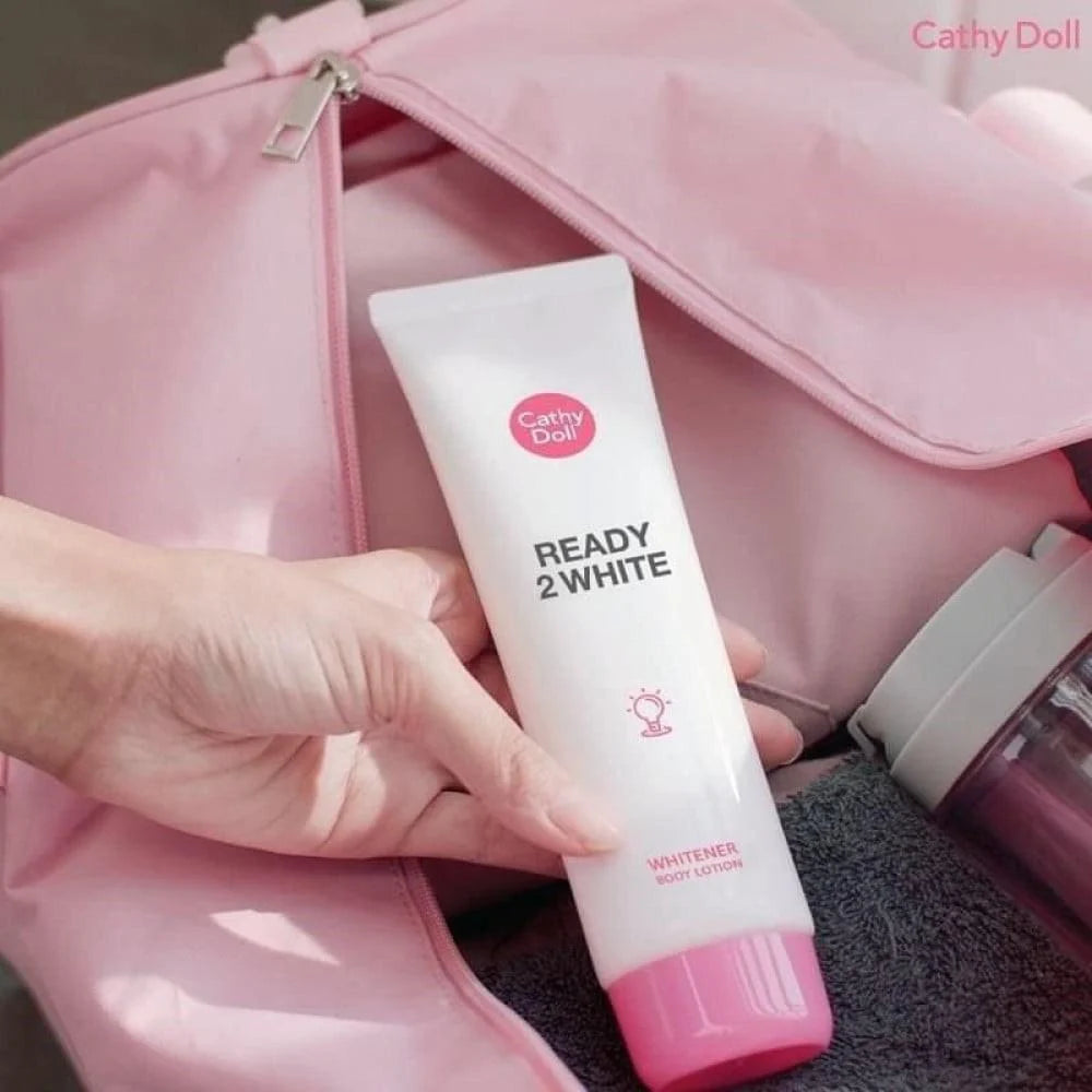CATHY DOLL Ready 2 White Whitener Body Lotion لوشن الجسم للتفتيح من كاثي دول