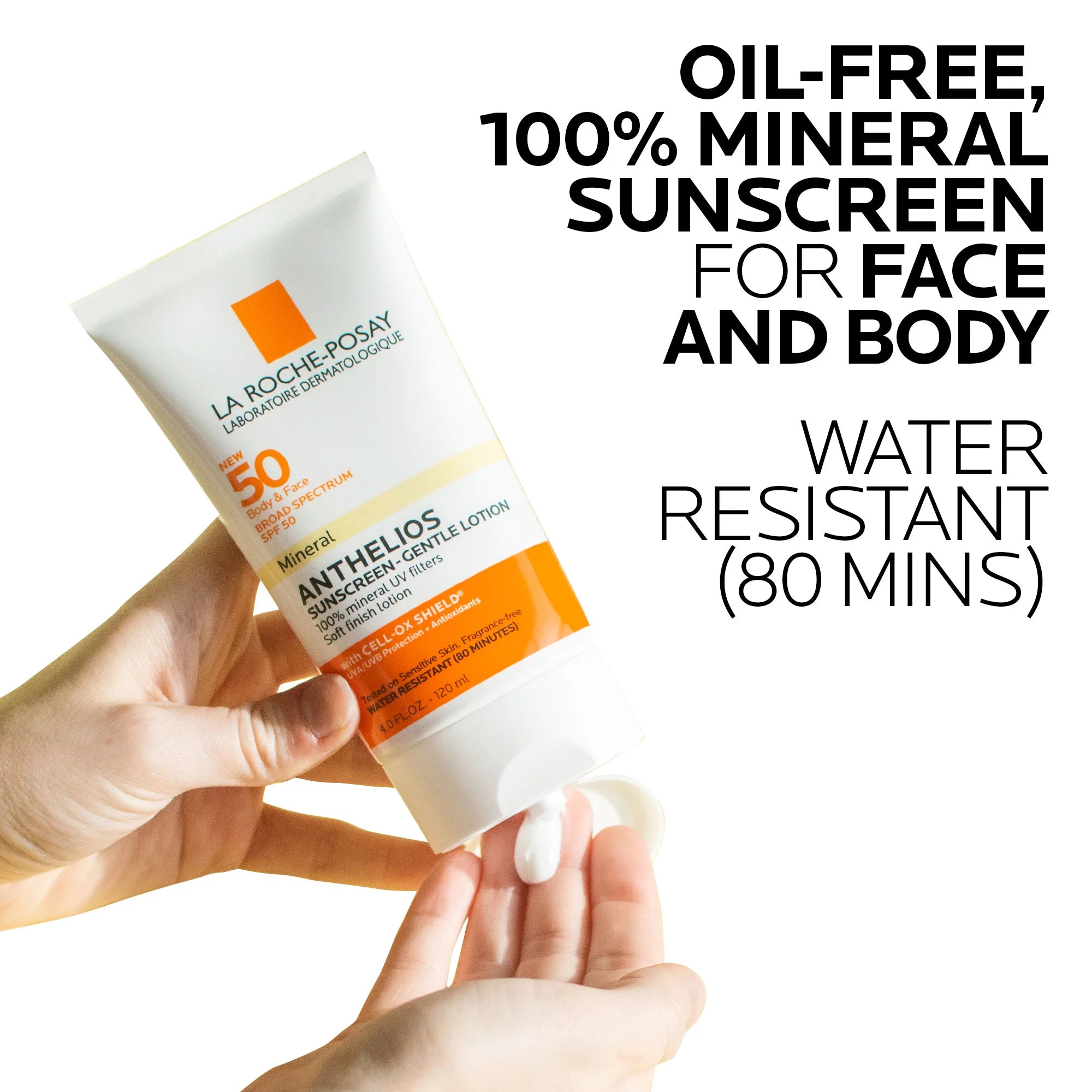 LA ROCHEPOSAY 50 Body & Face Broad Spectrum SPF50 Mineral واقي شمس للوجه و الجسم من لاروش بوزيه