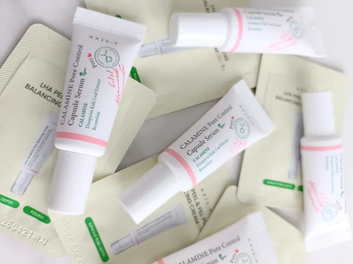Axis Y Pore Care Mini Kit (CALAMINE Pore Serum & LHA Peel & Fill Pore Cream) مجموعة العناية بالمسام من اكسز واي