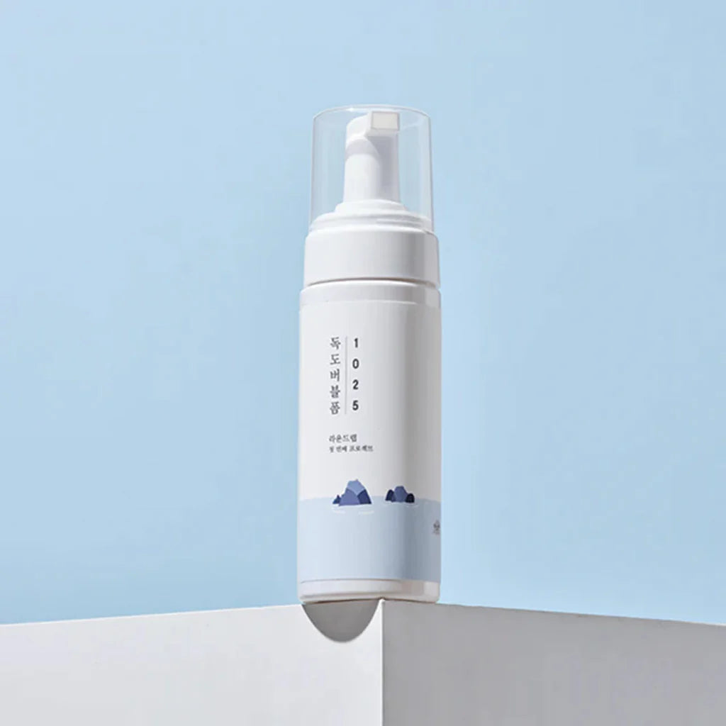 ROUND LAB 1025 Dokdo Bubble Foam cleanser  غسول الرغوة بالفقاعات من راوند لاب