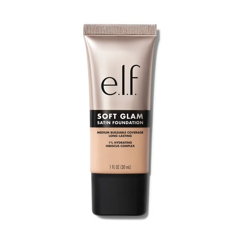 ELF Soft Glam Satin Foundation كريم الأساس إيلف تغطية متوسطة ولمسة ساتانية