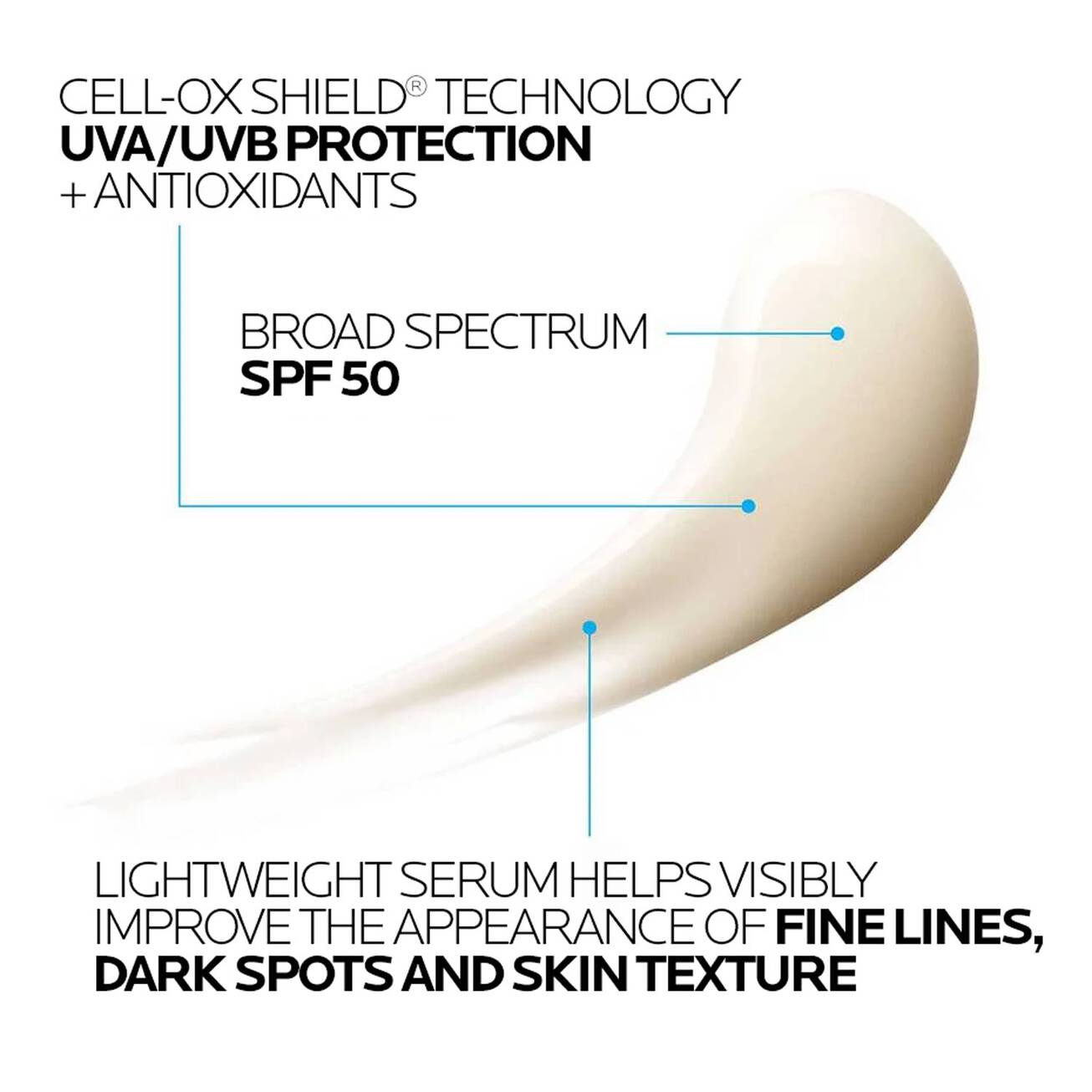 LA ROCHE POSAY Daily Antioxidant Serum With Sunscreen SPF50 سيروم واقي يومي مضاد للأكسدة من لاروش بوزيه