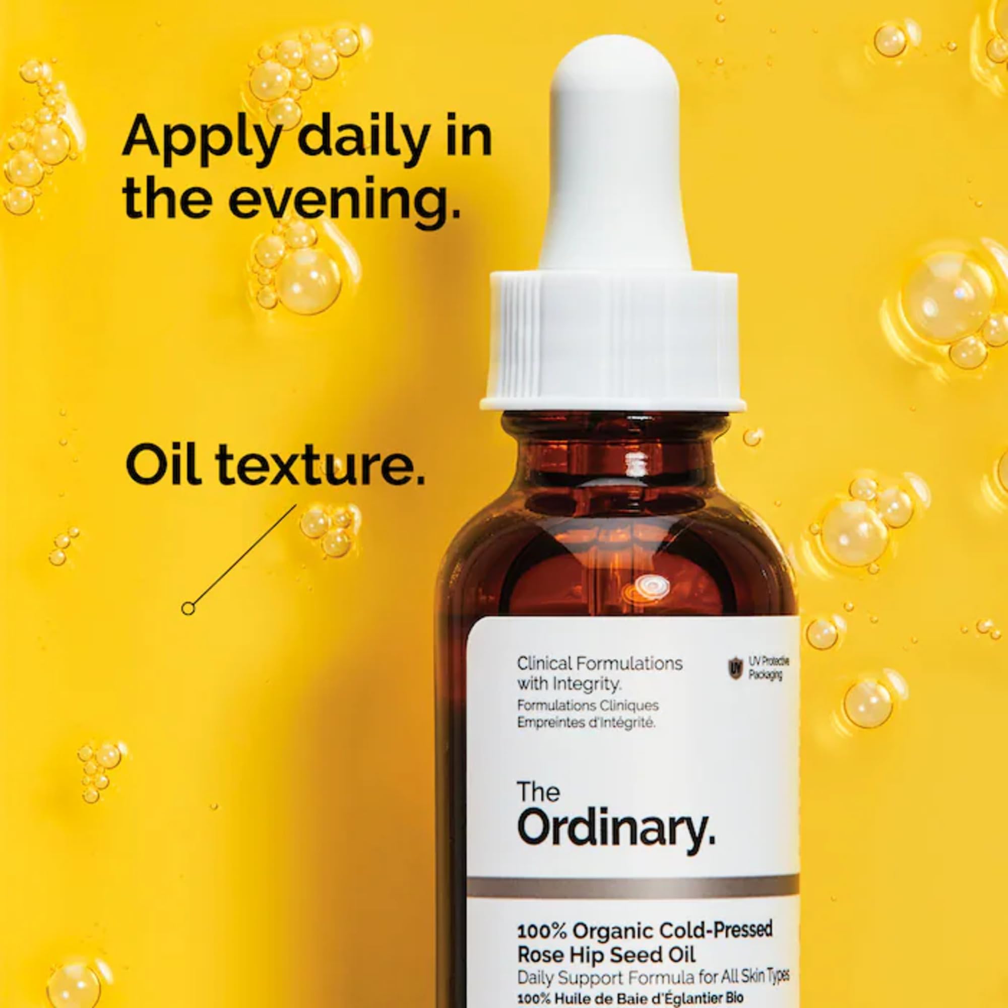 THE ORDINARY 100% Organic Cold Pressed Rose Hip Seed Oil زيت بذور الروز هب من ذا اورديناري