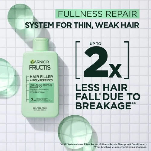 Garnier Fructis Hair Filler Fullness Repair Shampoo شامبو غارنييه