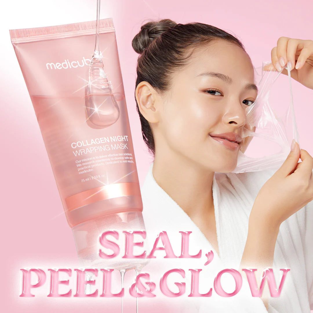 MEDICUBE COLLAGEN NIGHT WRAPPING MASK  قناع جل ليلي بالكولاجين من ميدكيوب