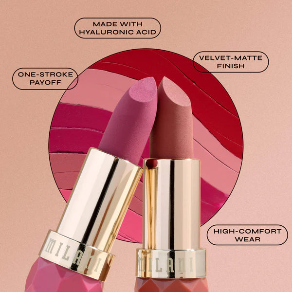 MILANI Fetish Matt Lipstick أحمر الشفاه المطفي من ميلاني