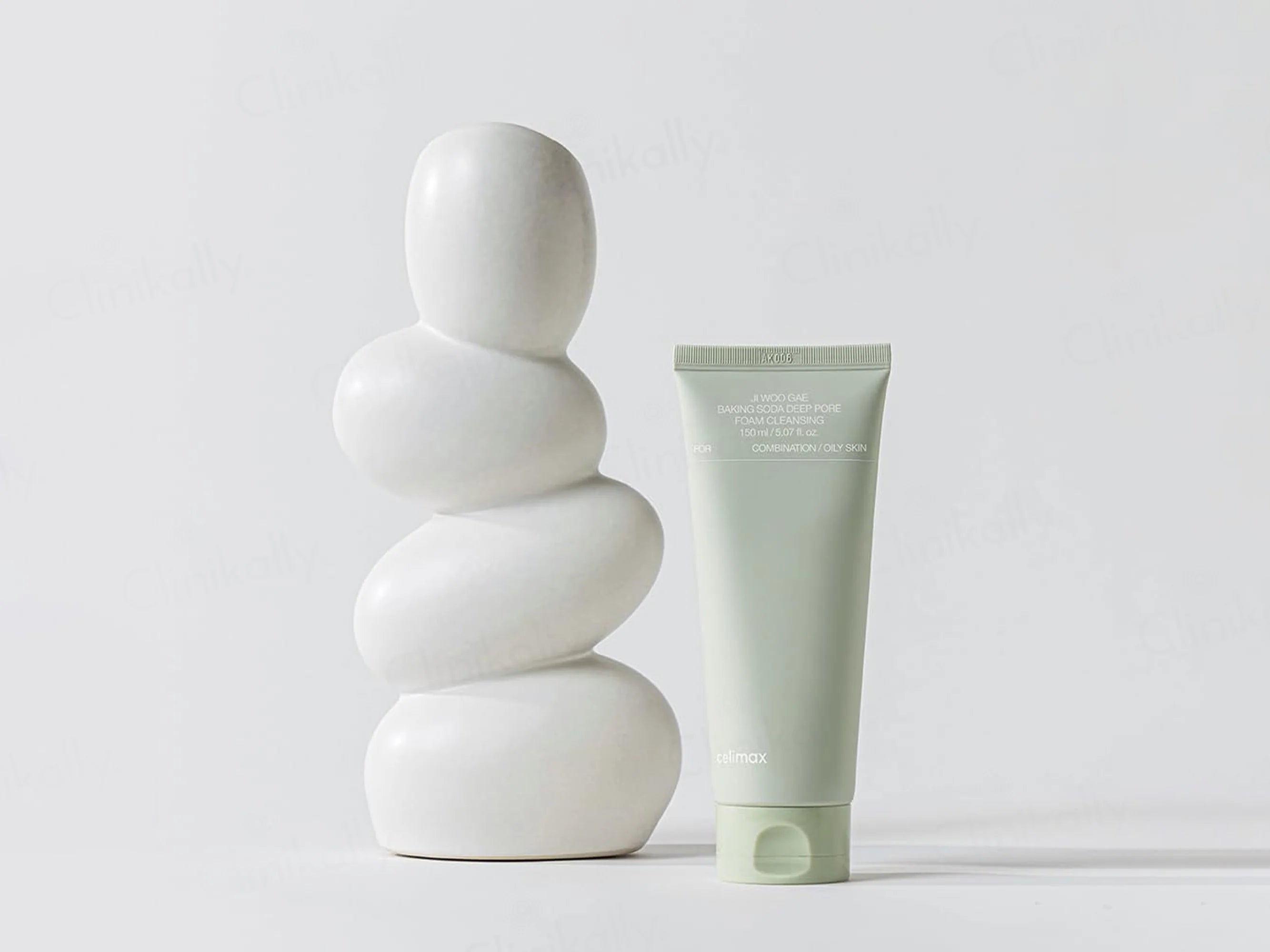 CELIMAX Ji Woo Gae Baking Soda Deep Pore Foam Cleansing for Combination Oil Skin غسول البشرة المختلطة والدهنية من ميكسون