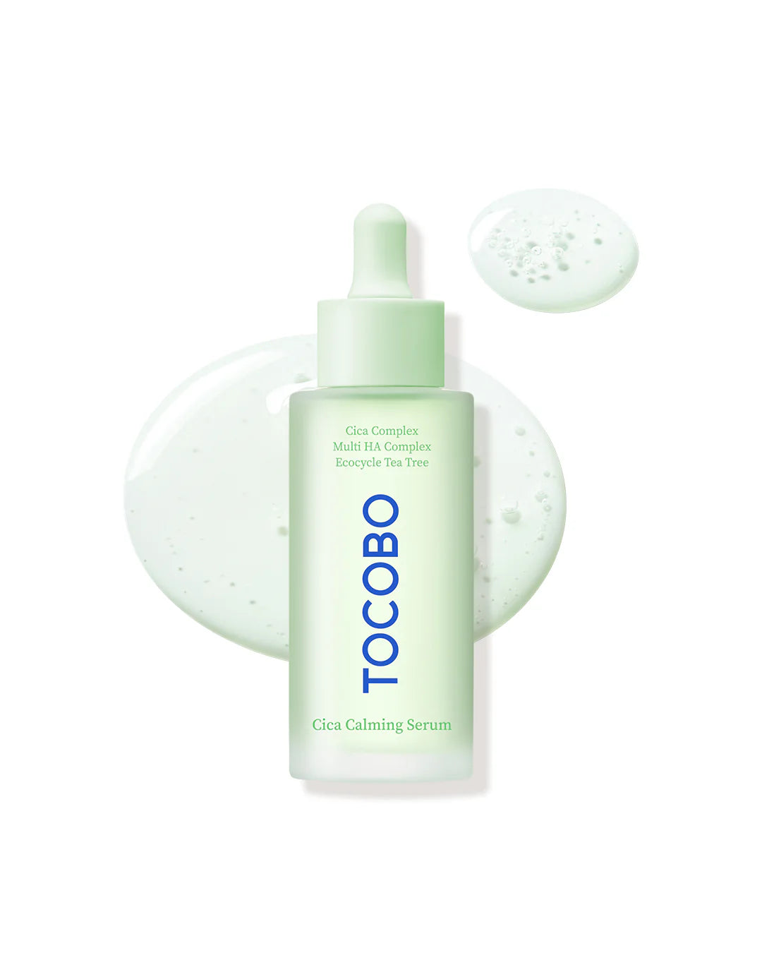 TOCOBO Cica Calming Serum Cica Complex Multi HA Complex Ecocycle Tea Tree سيروم السيكا المهدئ من توكوبو