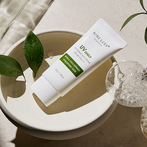 NINELESS UV Shield Soothing Sun Cream SPF50+ PA++++ واقي الشمس من ناين ليس