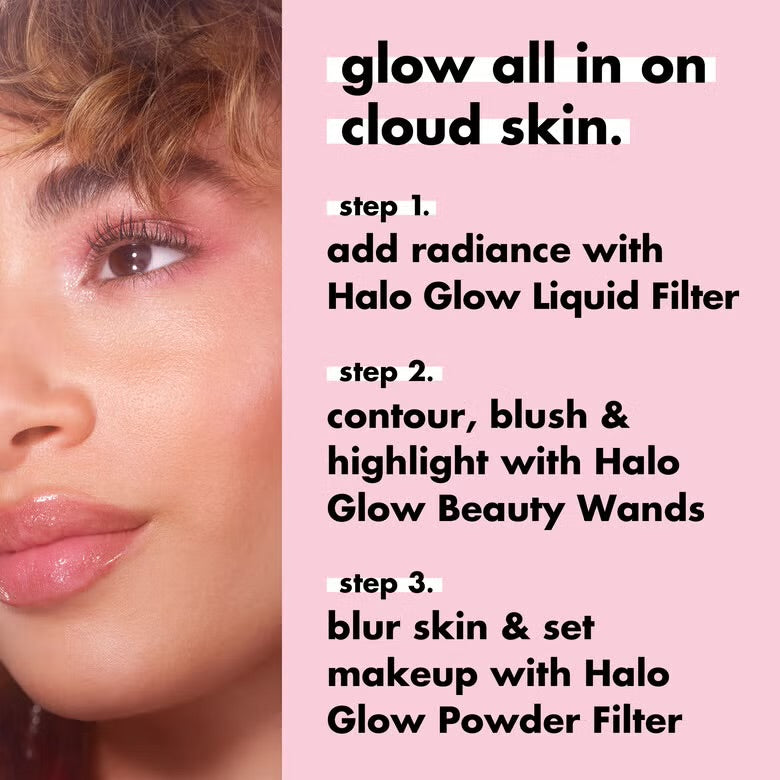 ELF Halo Glow Powder Filter بودرة التثبيت المضغوطة من ايلف