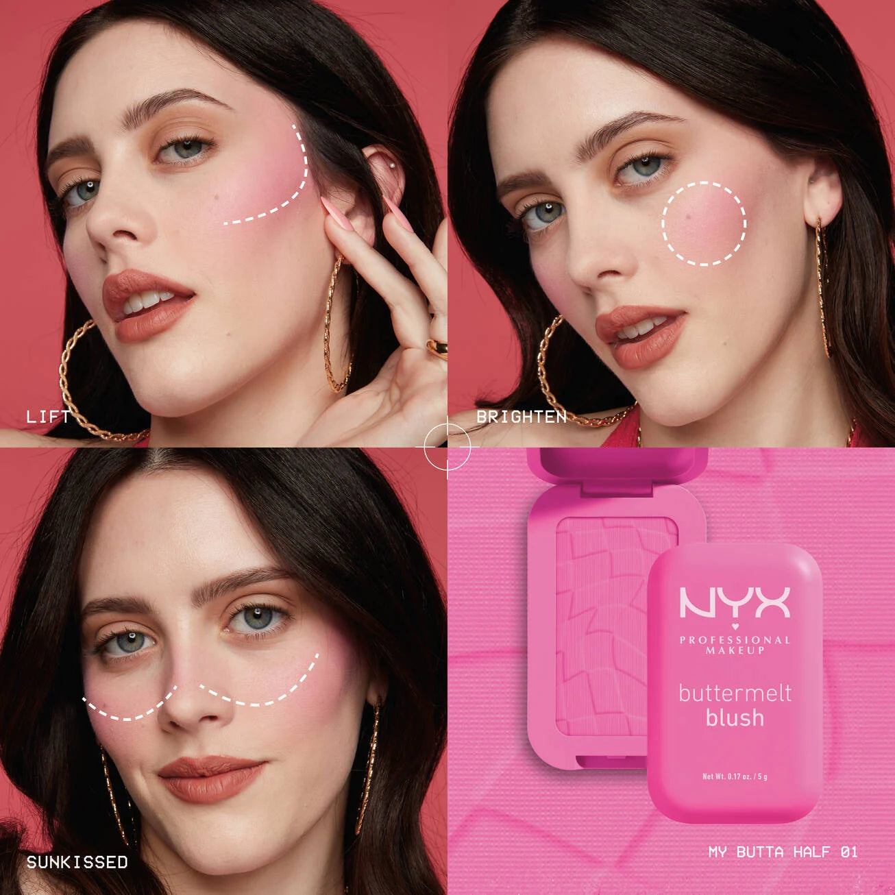 NYX Professional Makeup Buttermelt Blush احمر الخدود من نيكس