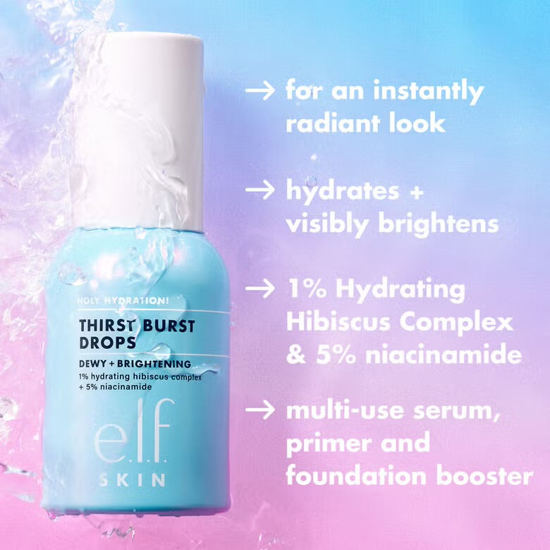 ELF Holy Hydration Juicy Pink Gel Drops  سيروم جيلي من ايلف