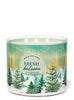 BATH AND BODY WORKS Fresh Balsam exclusively fragranced soy wax blend candle شمعة معطرة بالزيوت الاساسية العطرية من باث اند بودي وركس
