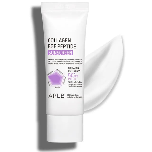 APLB collagen egf peptide Sunscreen 50% واقي الشمس بالكولاجين والببتيدات من البا