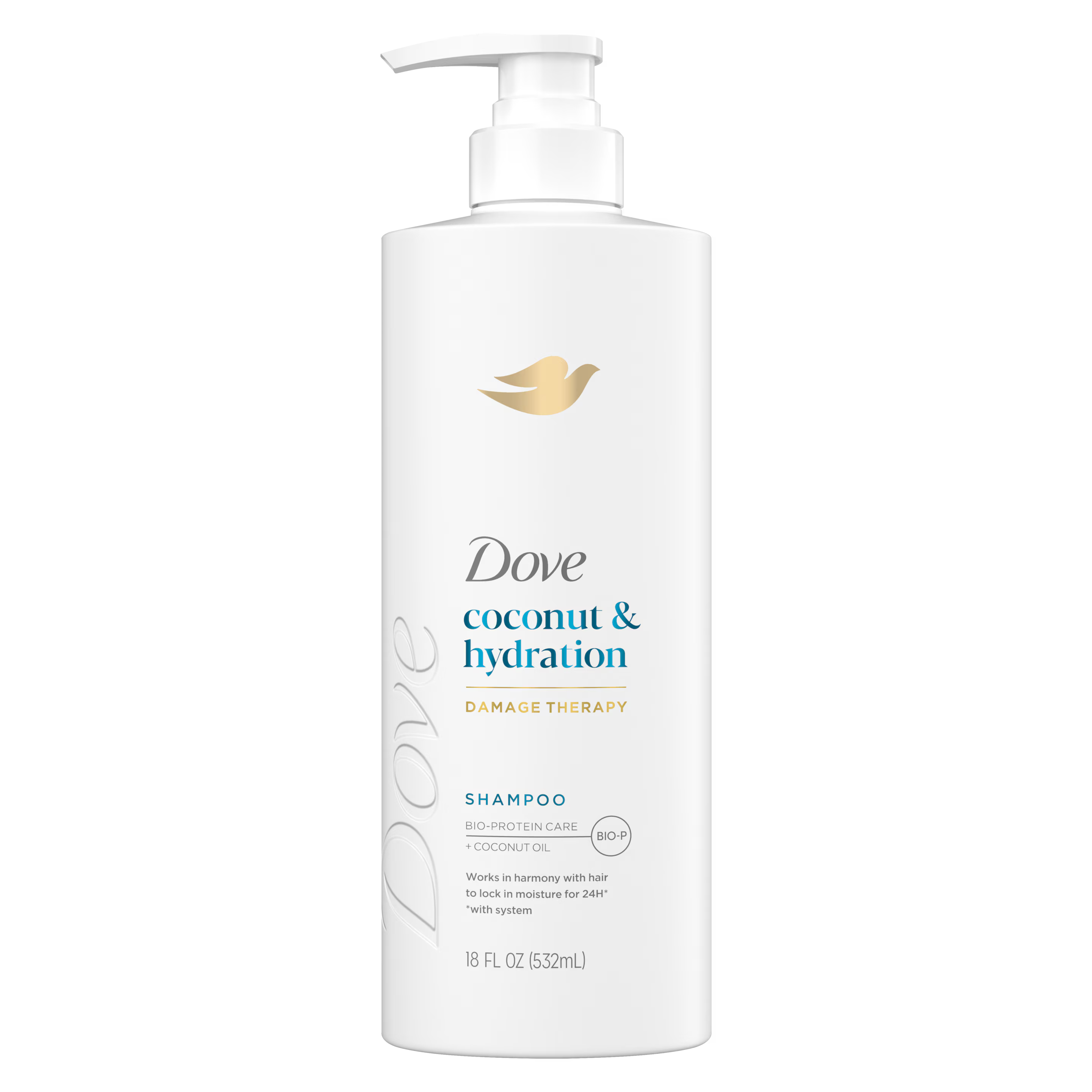 DOVE Damage Therapy Coconut & Hydration Shampoo شامبو دوف ثيرابي لإصلاح التلف بجوز الهند