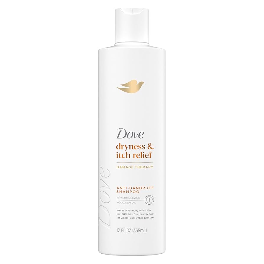 DOVE Dryness & Itch Relief Damage Therapy Anti-Dandruff Shampoo دوف شامبو علاج القشرة لتخفيف الجفاف والحكة وإصلاح التلف