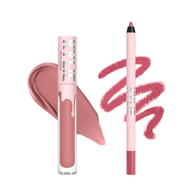 KYLIE JENNER Matte Lipstick & Lip Liner مجموعة أحمر الشفاه من كايلي جينير
