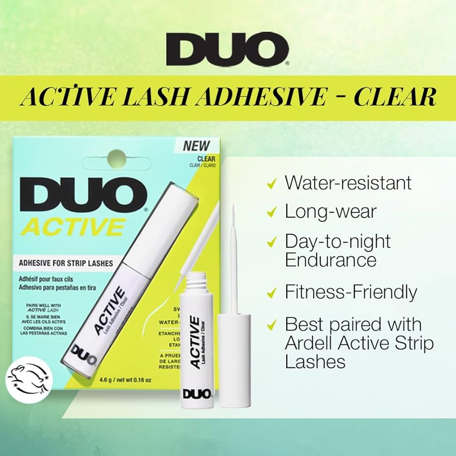 DUO Active Adhesive For Strip Lashes - Clear لاصق الرموش ديو اكتف الشفاف