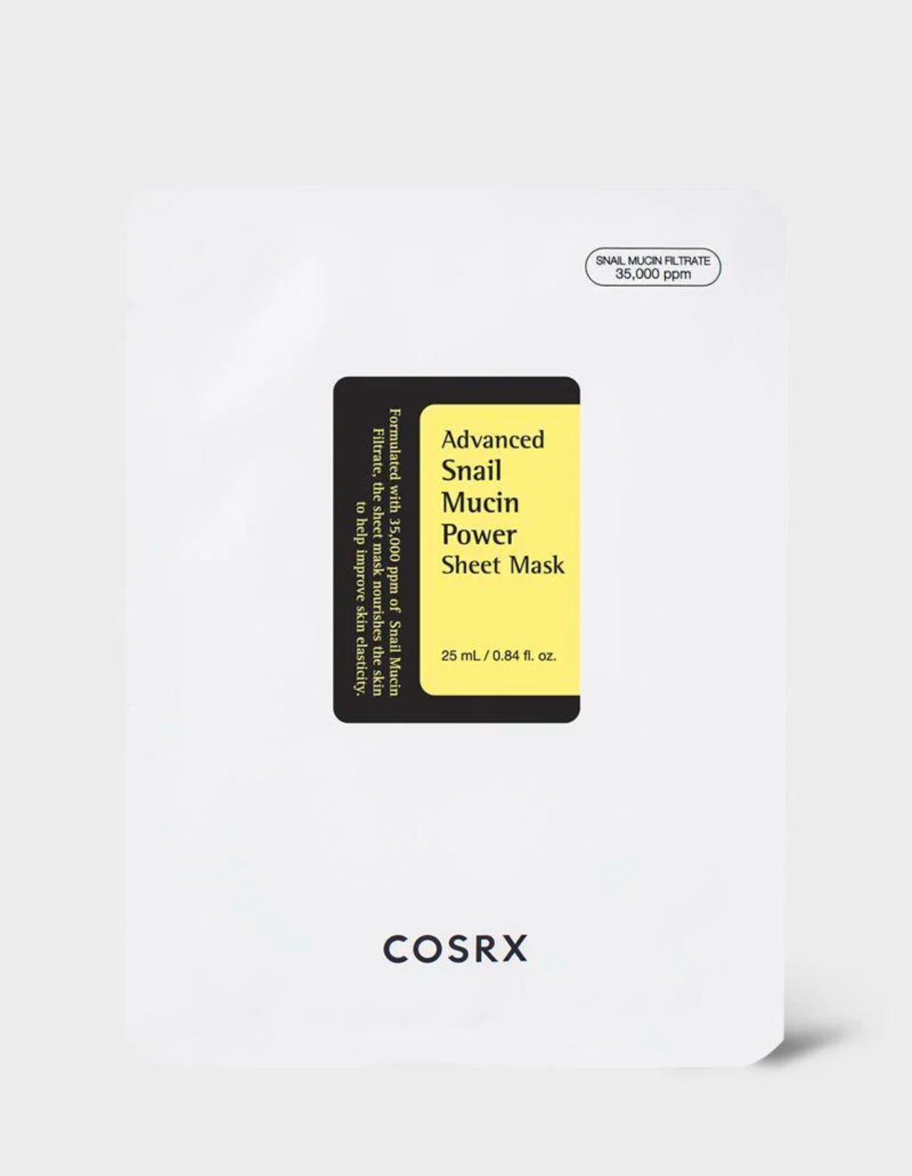 COSRX Snail Mucin Power Sheet Mask قناع ورقي بهلام الحلزون من كوزركس