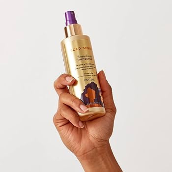 Pantene Gold Series Thermal Heat Protector Infused With Argan Oil  سبراي بانتين جولد سيريز لحماية الشعر من الحرارة