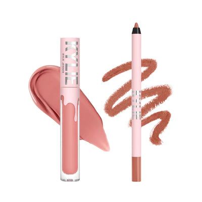 KYLIE JENNER Matte Lipstick & Lip Liner مجموعة أحمر الشفاه من كايلي جينير