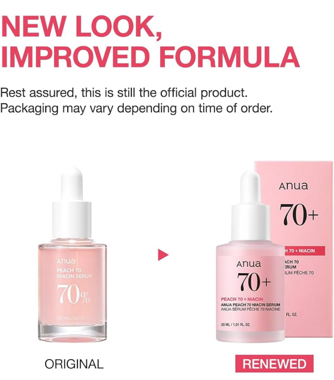 ANUA Peach 70% Niacinamide Serum سيروم النياسيناميد ٧٠٪؜ من انوا