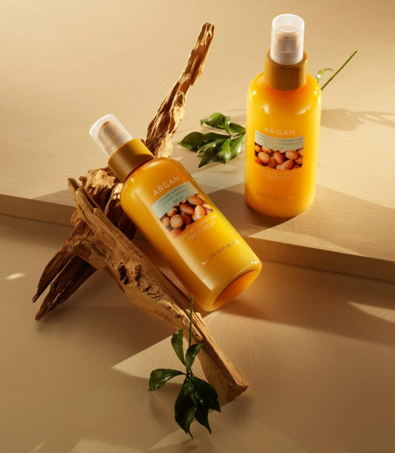 NATURE REPUBLIC Argan nourishing, and repair care for extremely damaged hair essential hair no wash treatment