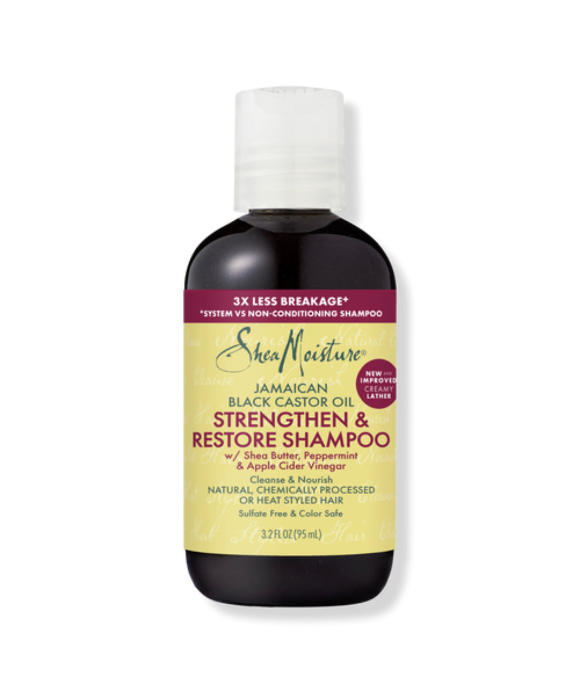 SHEA MOISTURE Jamaican Black Castor Oil Strengthen & Restore Shampoo شامبو زيت الخروع الجامايكي الأسود من شيا مويستر