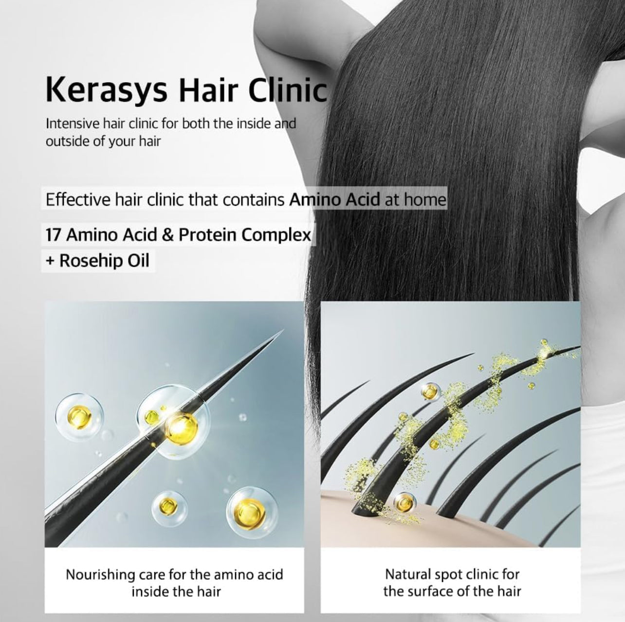 AEKYUNG KERASYS revitalizing shampoo protein care system for thin limp hair شامبو الشعر الضعيف من ايكيونك كيراساس