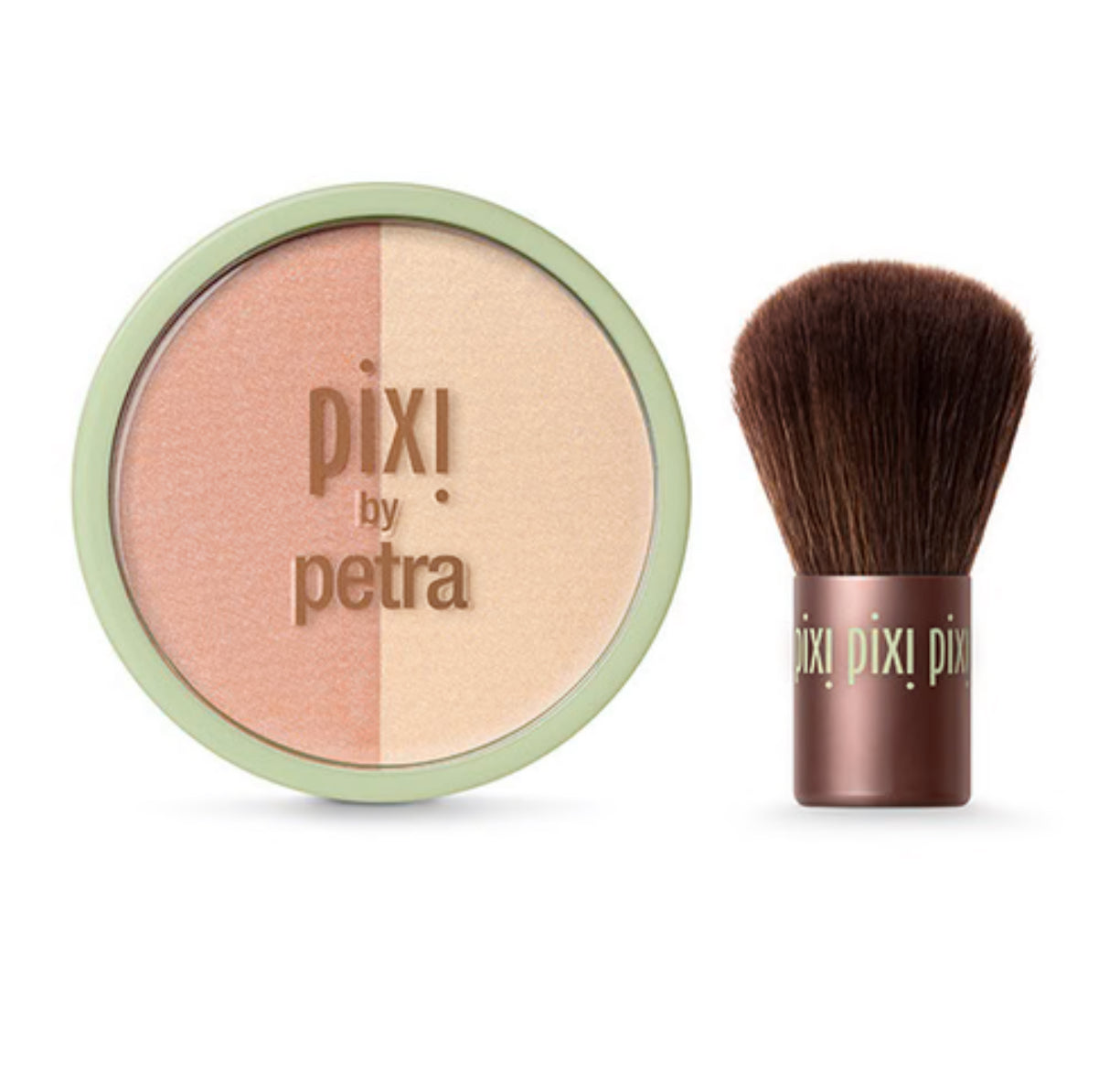 PIXI Beauty Blush Duo + Kaduki Peach Honey 0014 مجموعة احمر الخدود