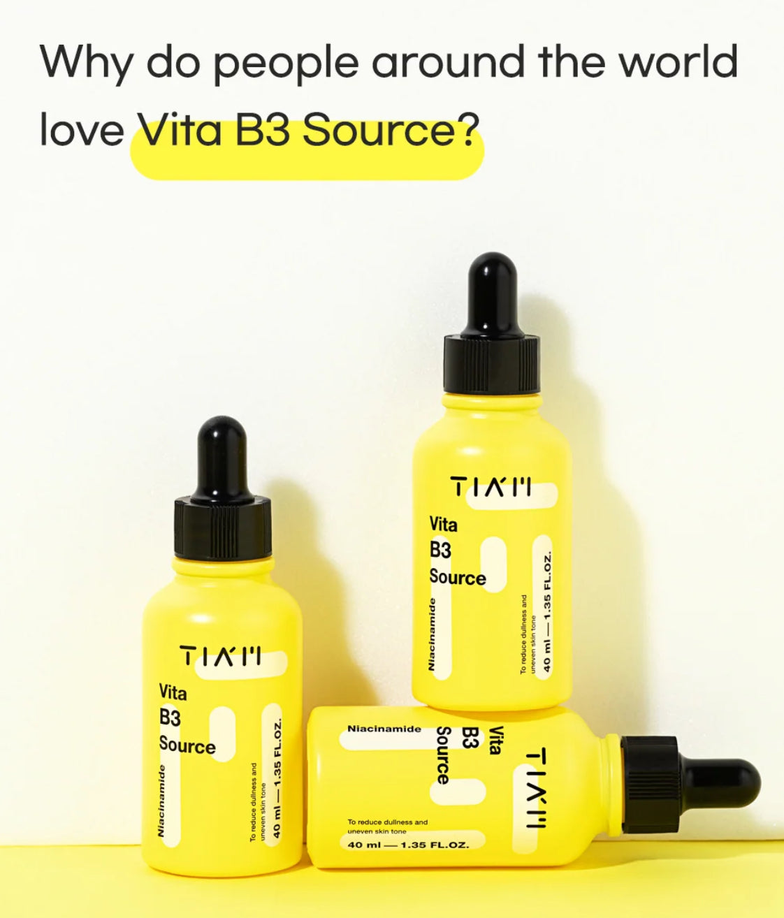 TIAM Vita B3 Source Niacinamide سيروم النياسينمايد و الاربوتين من تيام