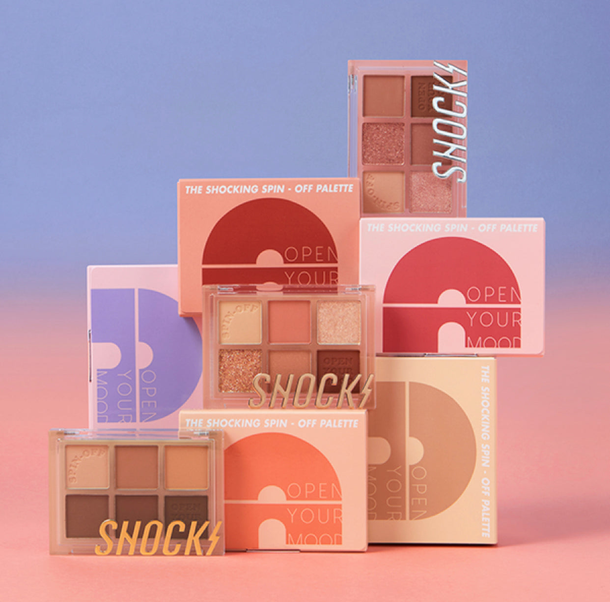 TONYMOLY The Shocking Spin Off Palette 01 Sweet Coral بالت شدو