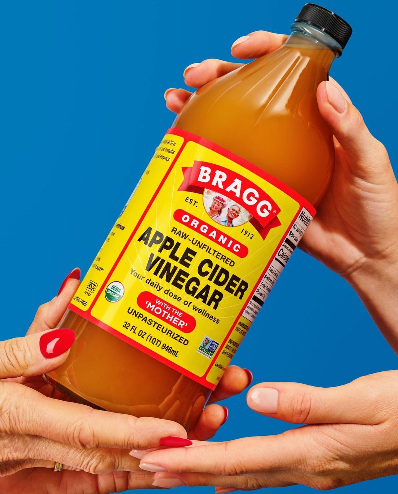 BRAGG Live Food Organic Apple Cider Vinegar خل التفاح العضوي الاصلي من براك